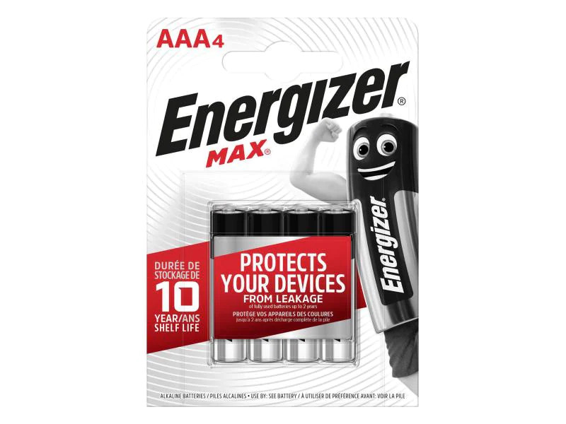 Energizer Batterie MAX AAA / LR03  4 Stück