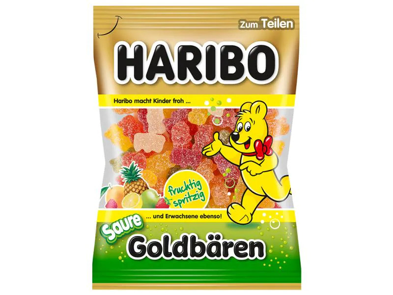 Haribo Gummibonbons Saure Goldbären 175 g