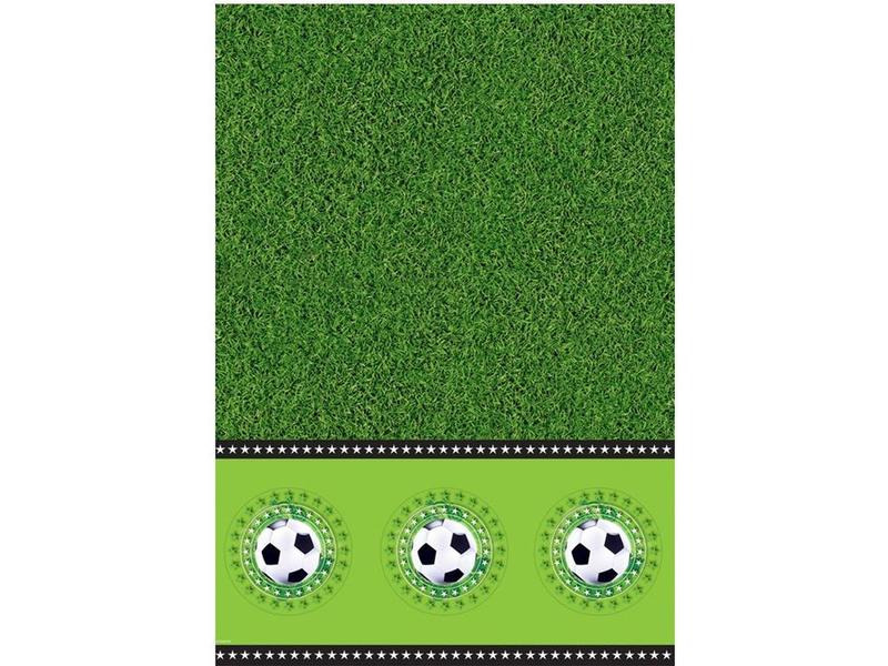 Folat Tischdecke Fussball 130 x 180 cm, Grün