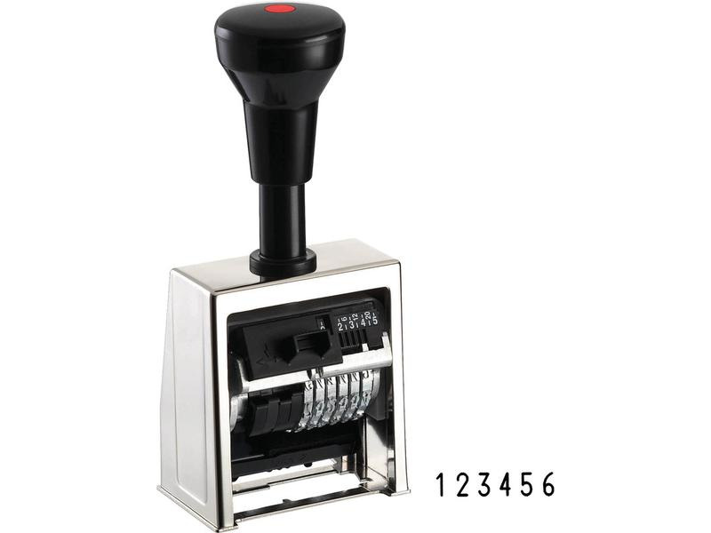 Büromaterial Stempel B6 Zahlen, 4.5 mm