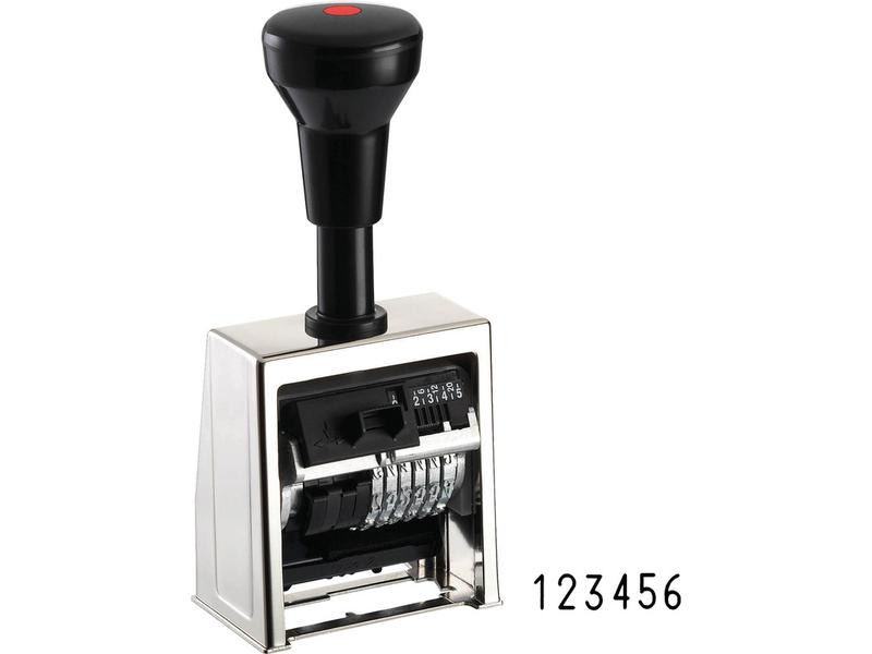 Büromaterial Stempel B6 Zahlen, 5.5 mm