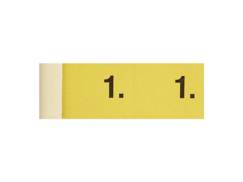 Simplex Notizzettel Garderobenblöcke 1-100, Gelb