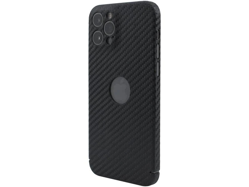 Nevox Back Cover Carbon Series Logo iPhone 14 Pro Max Schwarz