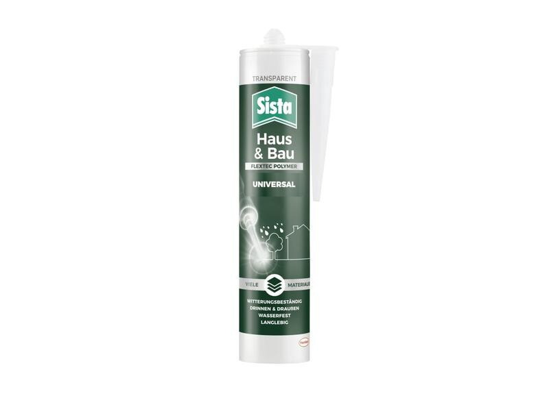Sista Dichtmasse Haus &amp; Bau Universal Transparent, 280 ml