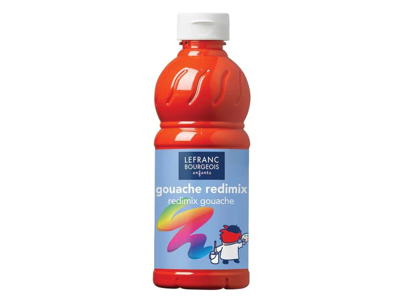 LEFRANC Temperafarben Redimix 500 ml, Zinnober