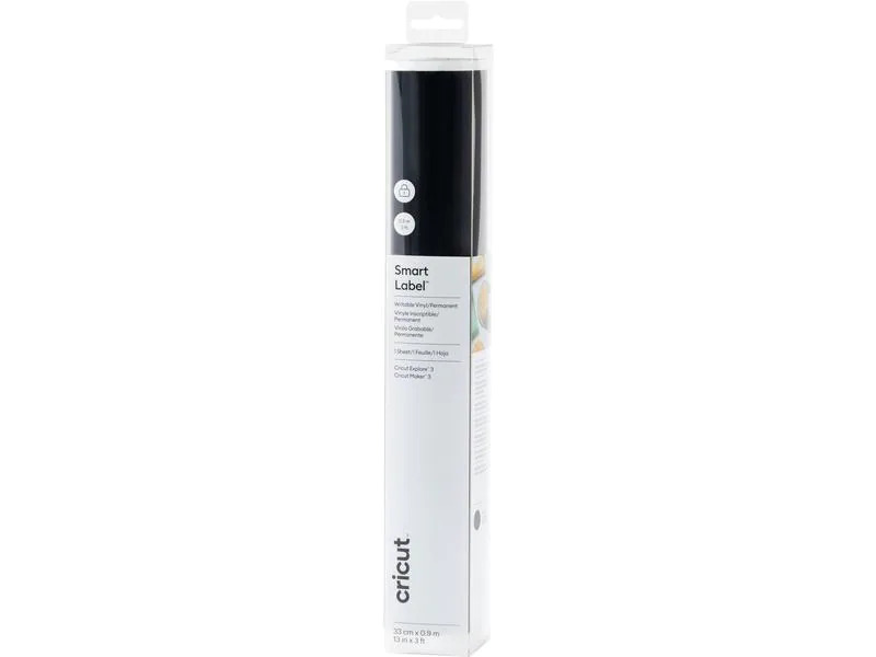 Cricut Vinylfolie Smart beschreibbar Schwarz