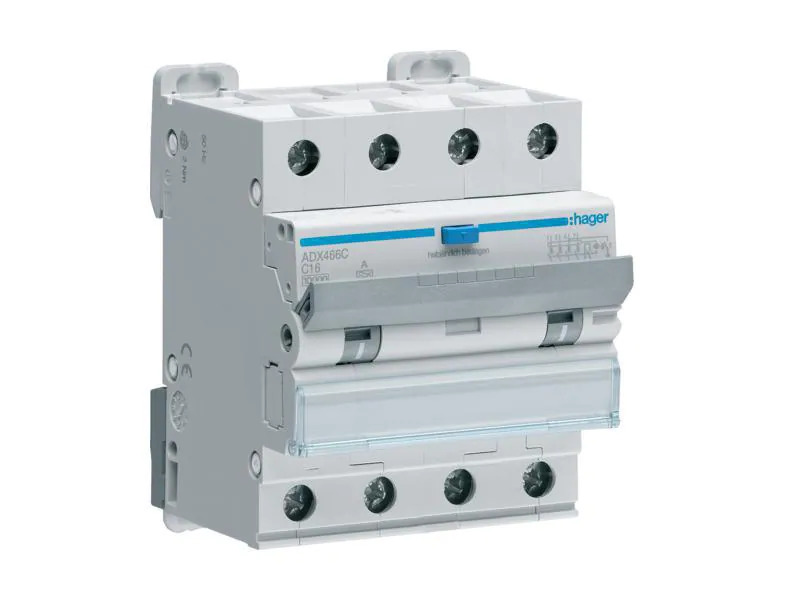Hager FI / LS 4P 6kA C-16A 30mA Typ A