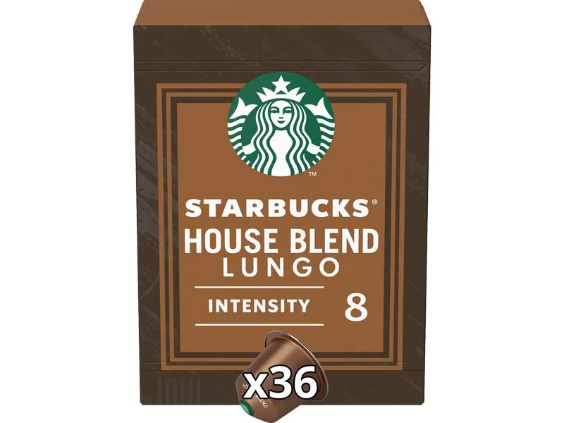 Starbucks Kaffeekapseln House Blend Lungo 36 Stück