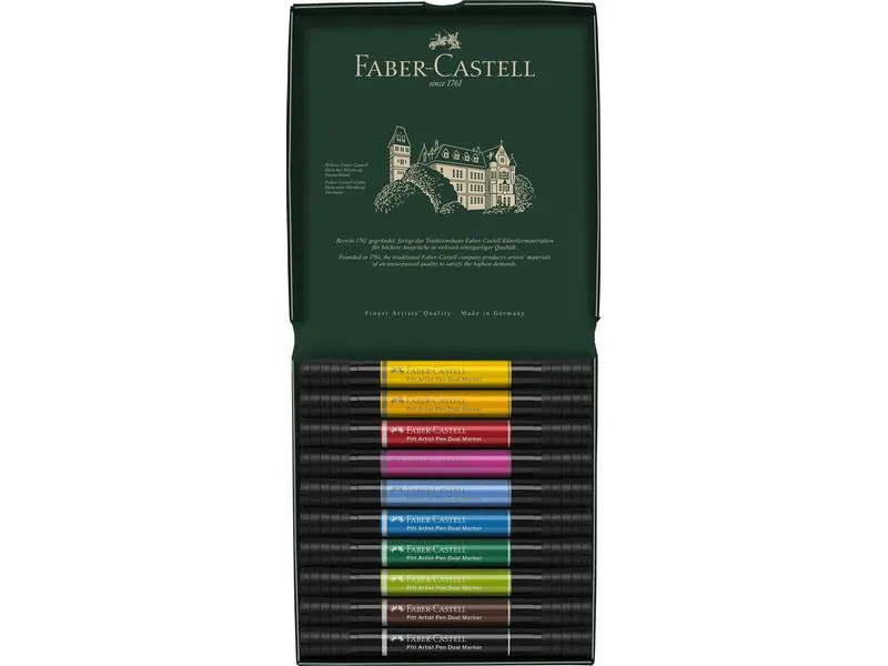 Faber-Castell Tuschestift Pitt Artist Pen Dual 10 Stück