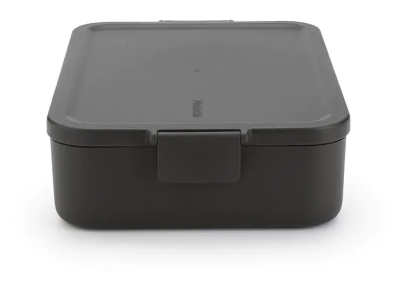 Brabantia Lunchbox Make &amp; Take 25.5 x 16.7 x 6.2 cm, Dunkelgrau