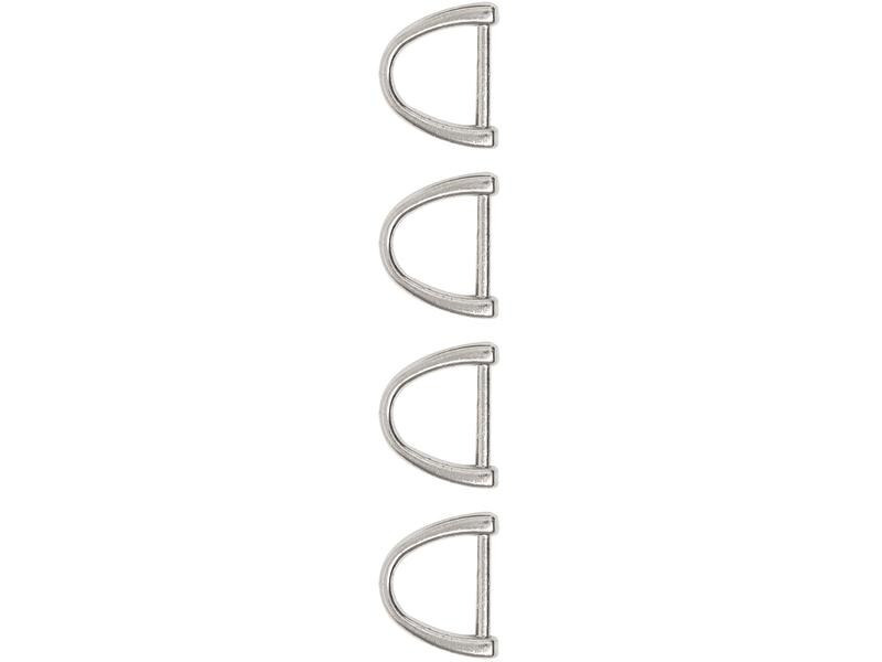 lalana Anhänger D-ring 28 x 25 mm, 4 Stück
