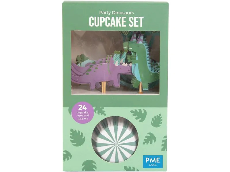 PME Cupcake-Set Party Dinosaurier 24 Stück