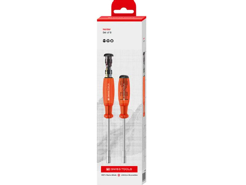 PB Swiss Tools Schraubenzieher Bithalter 6465 CBB mit 8 Bits