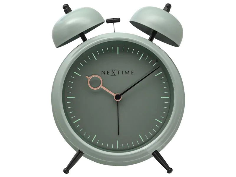 NeXtime Klassischer Wecker Golden Hour Teal
