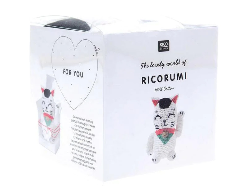 Rico Design Häkelset Creative Ricorumi Lucky Cat