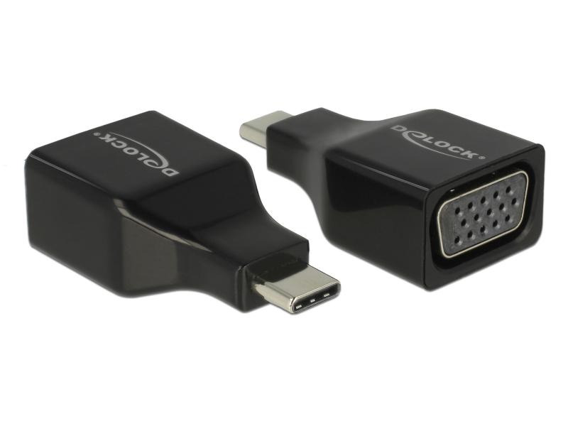 Delock Adapter USB-C - VGA (m-f)