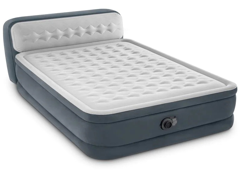 Intex Luftbett Dura Beam mit Headboard Queen 152 x 236 x 46 cm