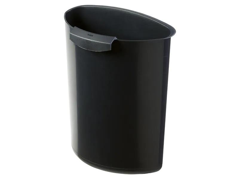 HAN Papierkorb Moon 6 l, 5-teilig, Schwarz