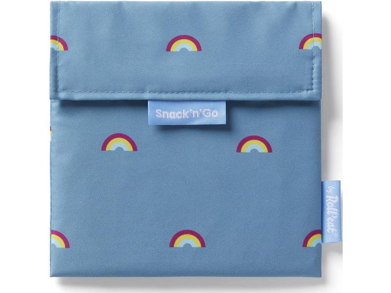 Roll'eat Lunchbeutel SnacknGo Icons Rainbow Hellblau