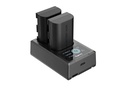 Smallrig Digitalkamera-Akku LP-E6NH Akku und Charger Kit