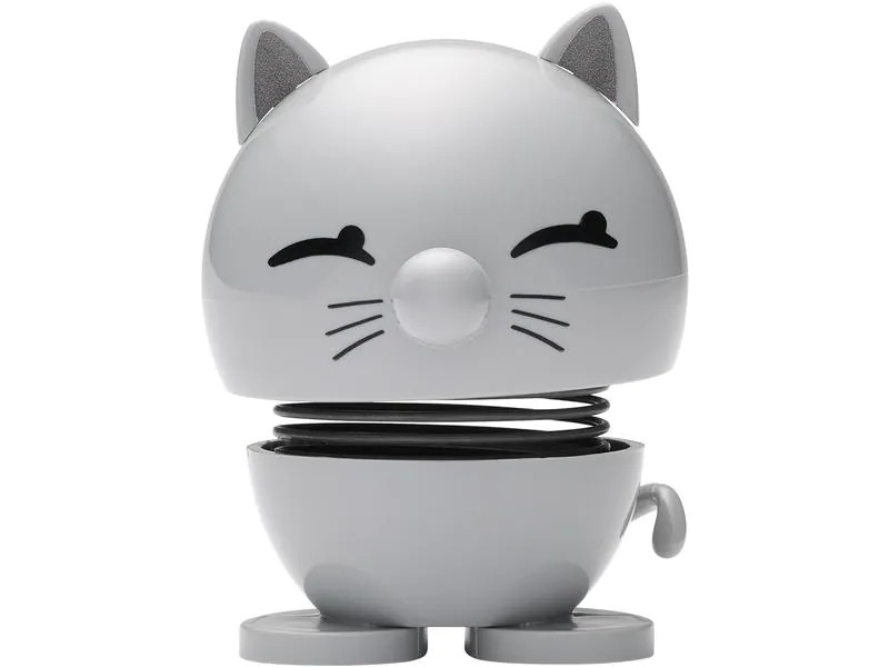 Hoptimist Aufsteller Bimble Katze S 7.3 cm, Hellgrau