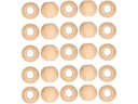 lalana Holzperlen Hölzerne Perlen 12 mm, 25 Stück