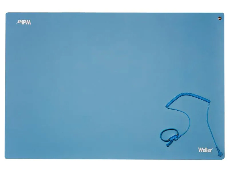 Weller Tisch-Lötmatte Set ESD Premium 900 x 600 mm, Blau