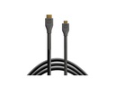 Tether Tools Kabel TetherPro HDMI Mini zu HDMI 2.0, 0.3 m Schwarz
