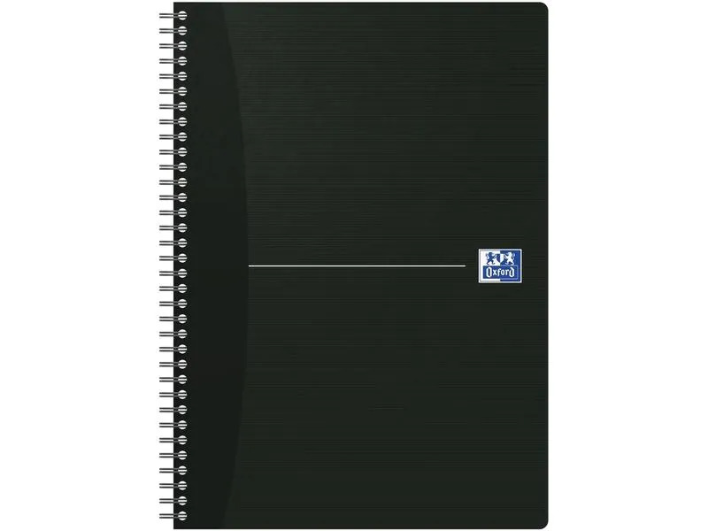 Oxford Notizbuch A4, liniert, Schwarz