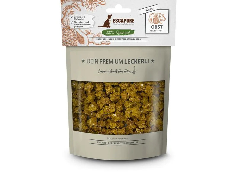 Escapure Leckerli Vegi Obst Keks, 150 g