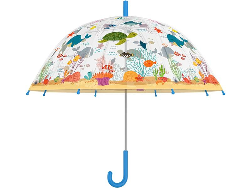 Esschert Design Schirm Meerestiere Mehrfarbig