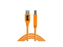 Tether Tools Kabel TetherPro USB 3.0 zu Male B, 4.6 Meter Orange
