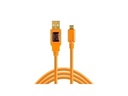 Tether Tools Kabel TetherPro USB 2.0 zu Micro-B 5-Pin, 4.6 m Orange