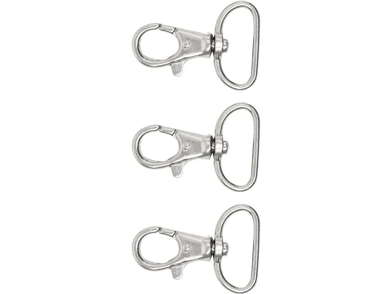 lalana Anhänger mit Karabiner 42 x 30 mm, 3 Stück