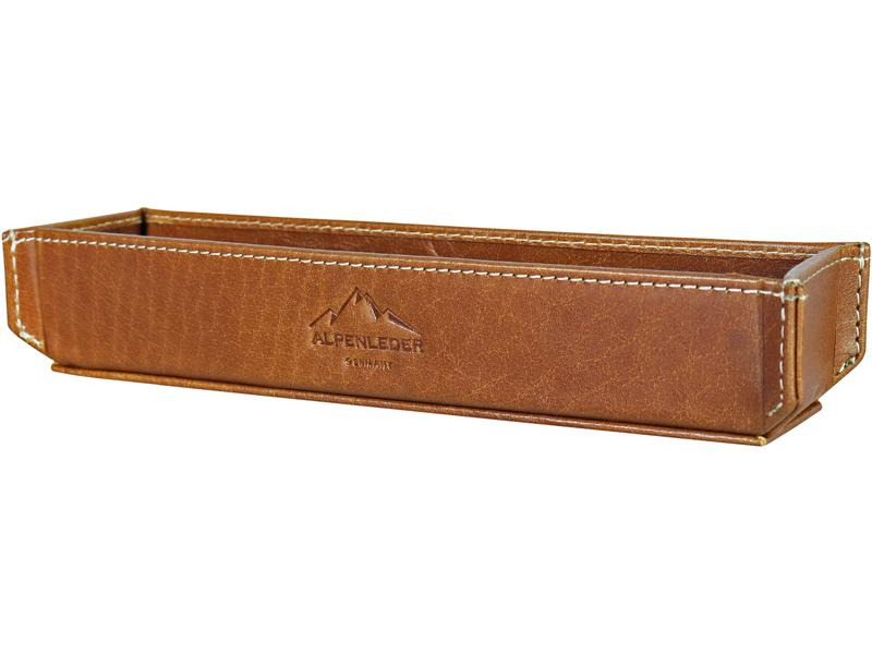 Alpenleder Stiftehalter Zenta Braun