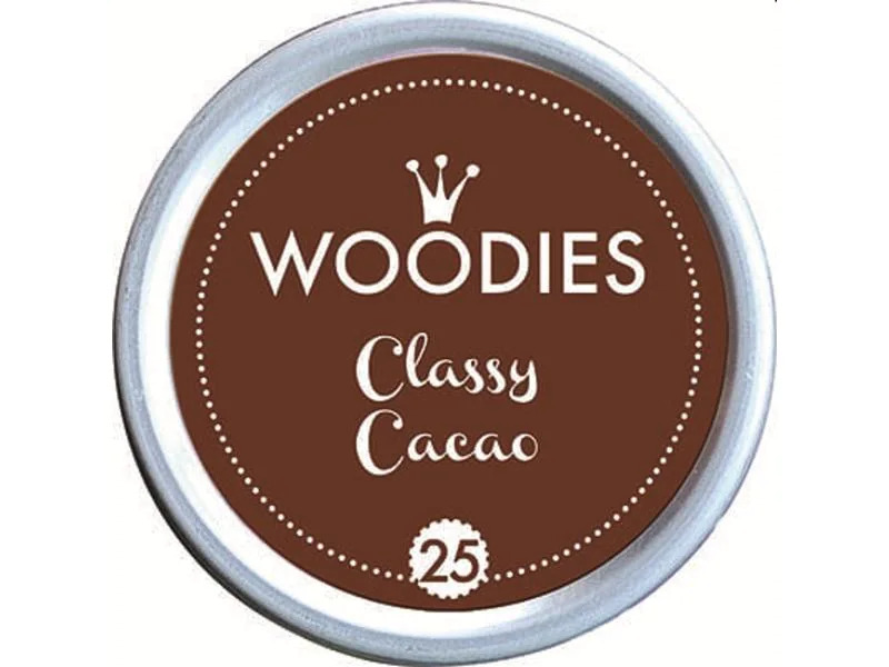 Woodies Stempelkissen 35 mm Classy Cacao, 1 Stück