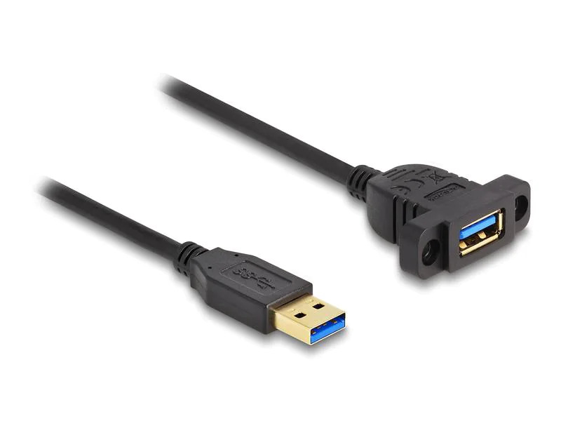 Delock USB 3.0-Einbaukabel USB A - USB A 1 m