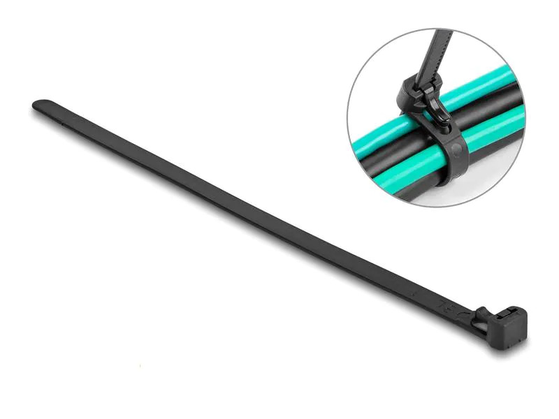 Delock Kabelbinder hitzebeständig 150 mm x 7.5 mm, 100 Stück