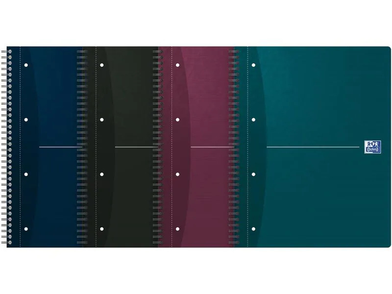 Oxford Notizbuch A4, liniert, Assortiert