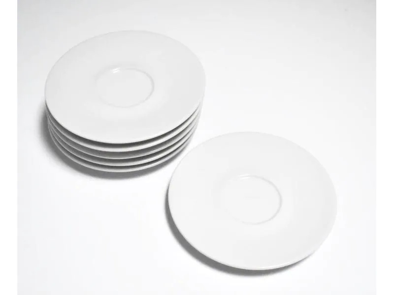 Lavazza Unterteller America 6 Stück, Weiss