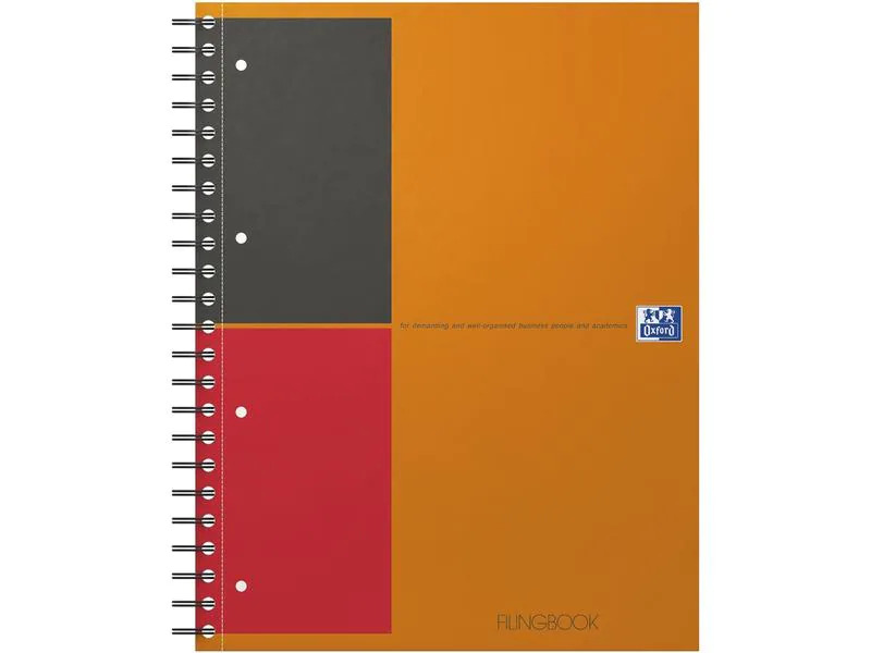Oxford Schulheft A4+, liniert, Orange
