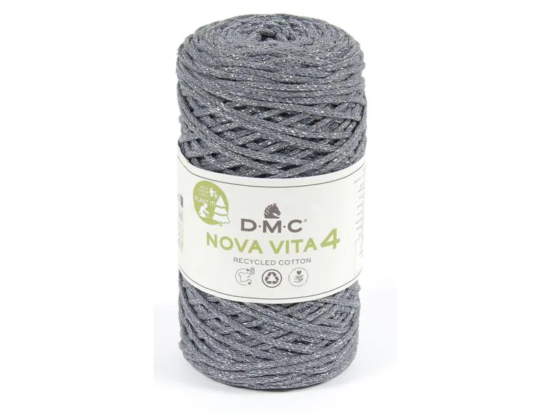 DMC Wolle Nova Vita 2.5 mm, 250 g, Metallic Grau