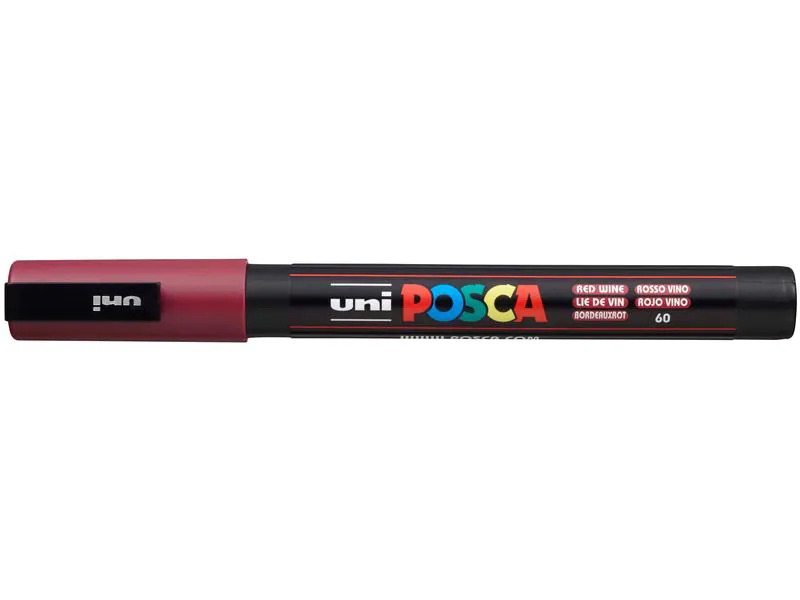Uni Permanent-Marker POSCA 0.9-1.3 mm, Bordeaux