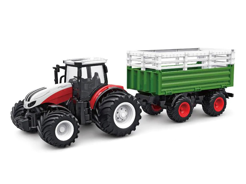 Amewi Traktor mit Viehtransporter RTR, 1:24