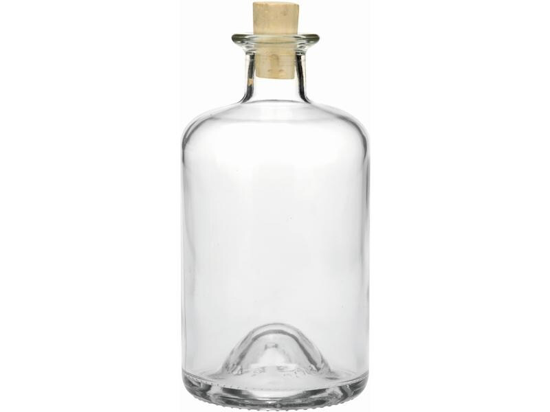 Glorex Glasflasche Apotheker-Flasche 500 ml