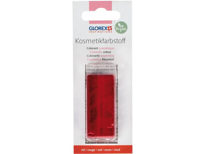 Glorex Kosmetikfarbstoff 25 g, Rot