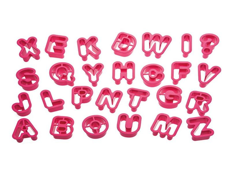 Decora Guetzli-Ausstecher-Set 27 Stück, Alphabet