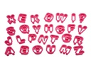 Decora Guetzli-Ausstecher-Set 27 Stück, Alphabet