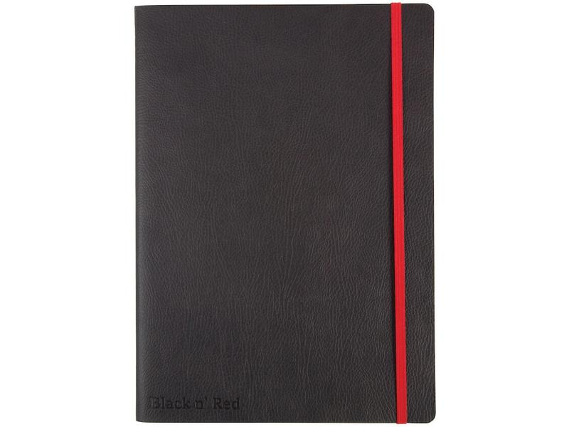 Oxford Notizbuch Business Journal B5, Schwarz/Rot