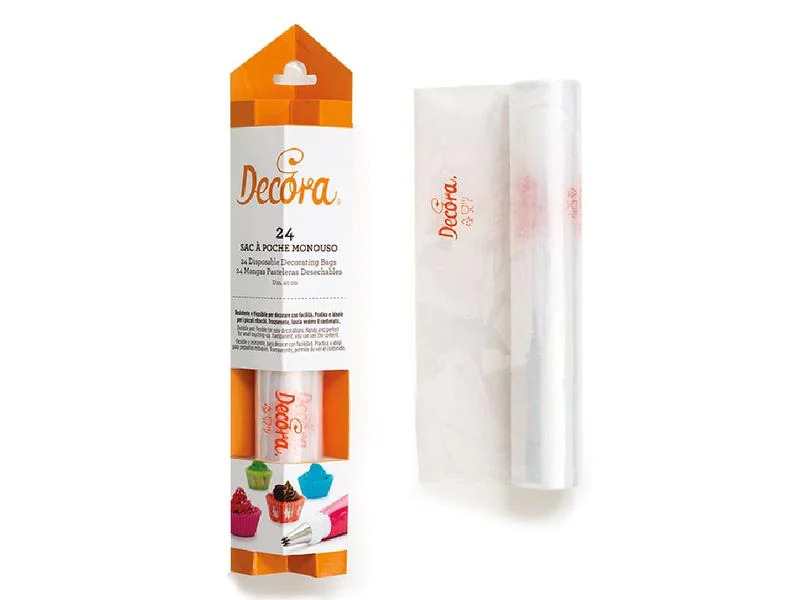Decora Spritzbeutel 40 cm, 24 Stück